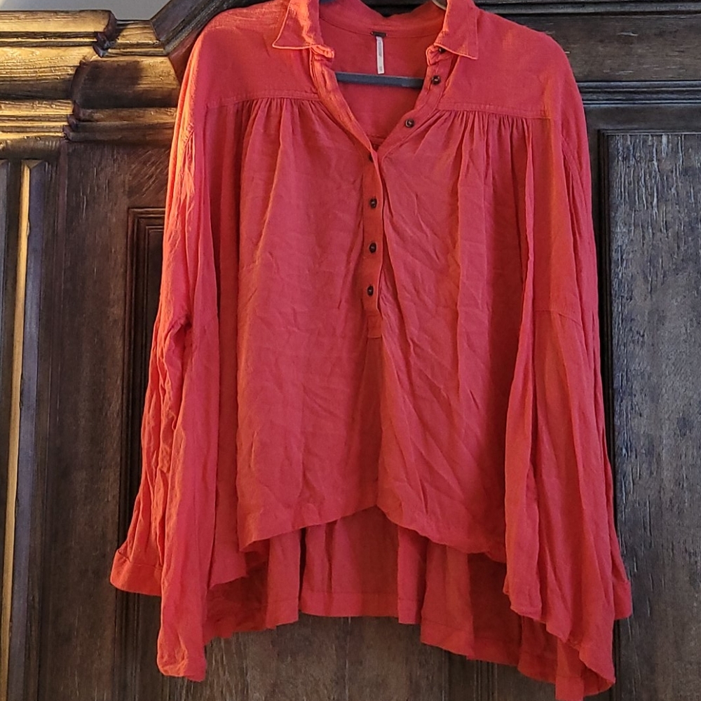 Free People Boho oversized Blouse XS